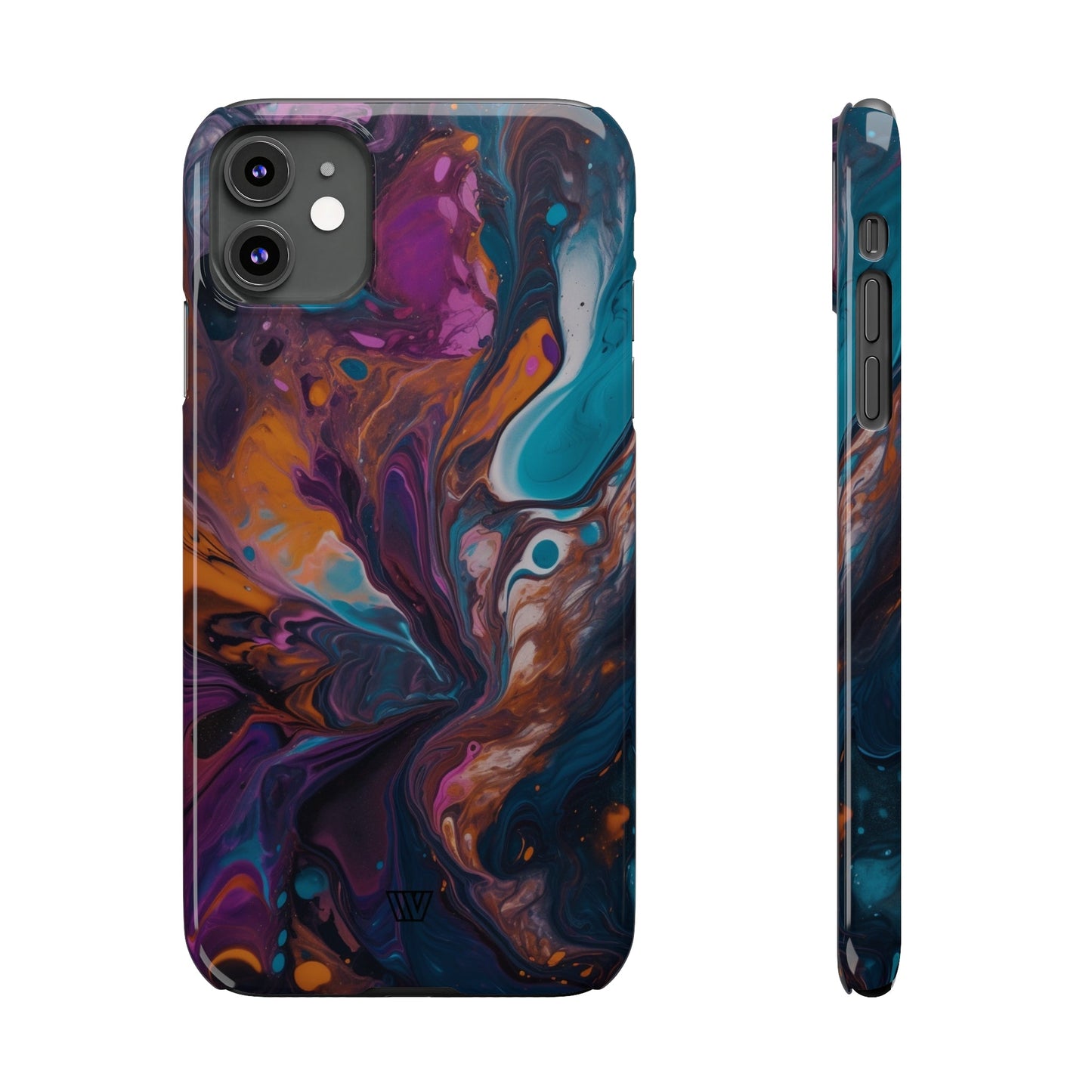 COSMIC PAINT SWIRL | Slim iPhone Case