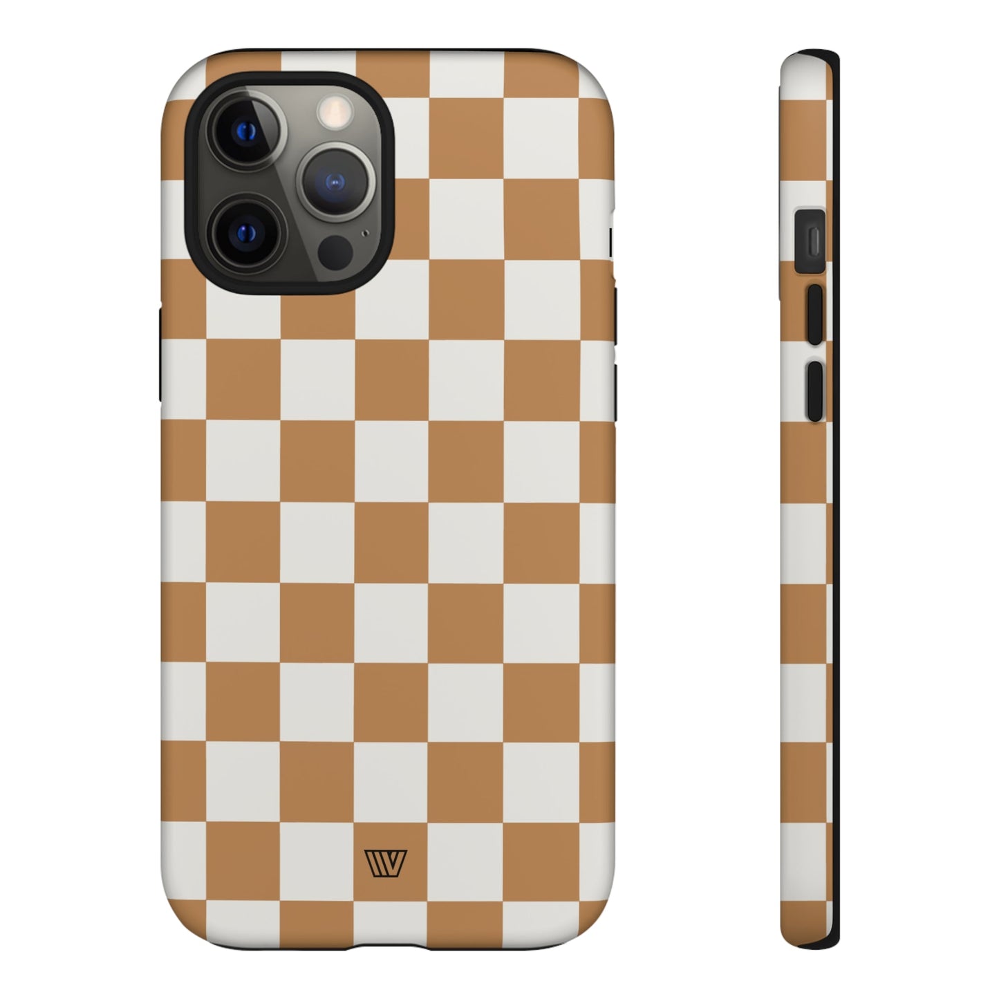 CHESTNUT CHECKERBOARD | Tough Phone Case