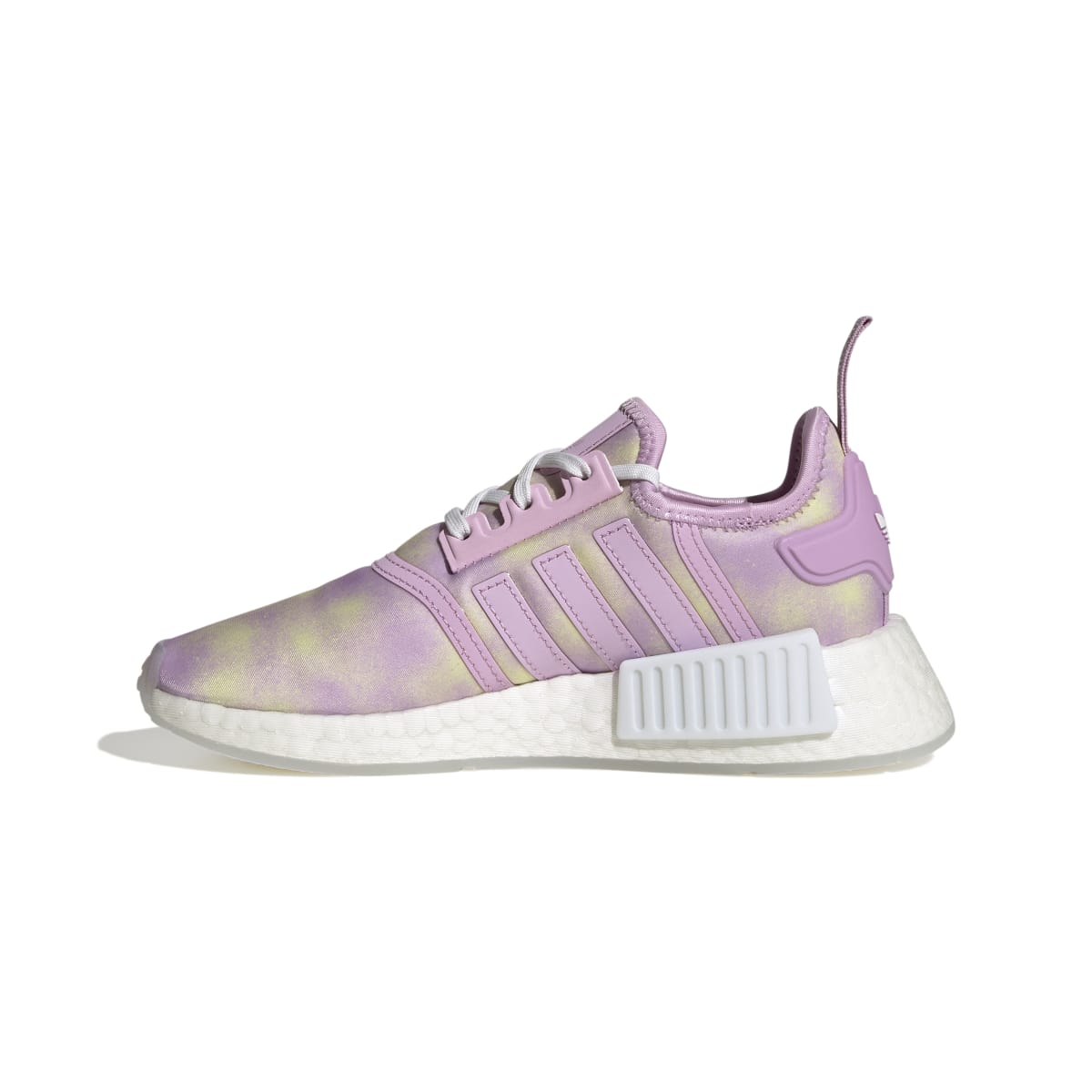 ADIDAS HQ6184 NMD_R1 JR'S (Medium) Lilac/White/Lilac Mesh Running Shoes