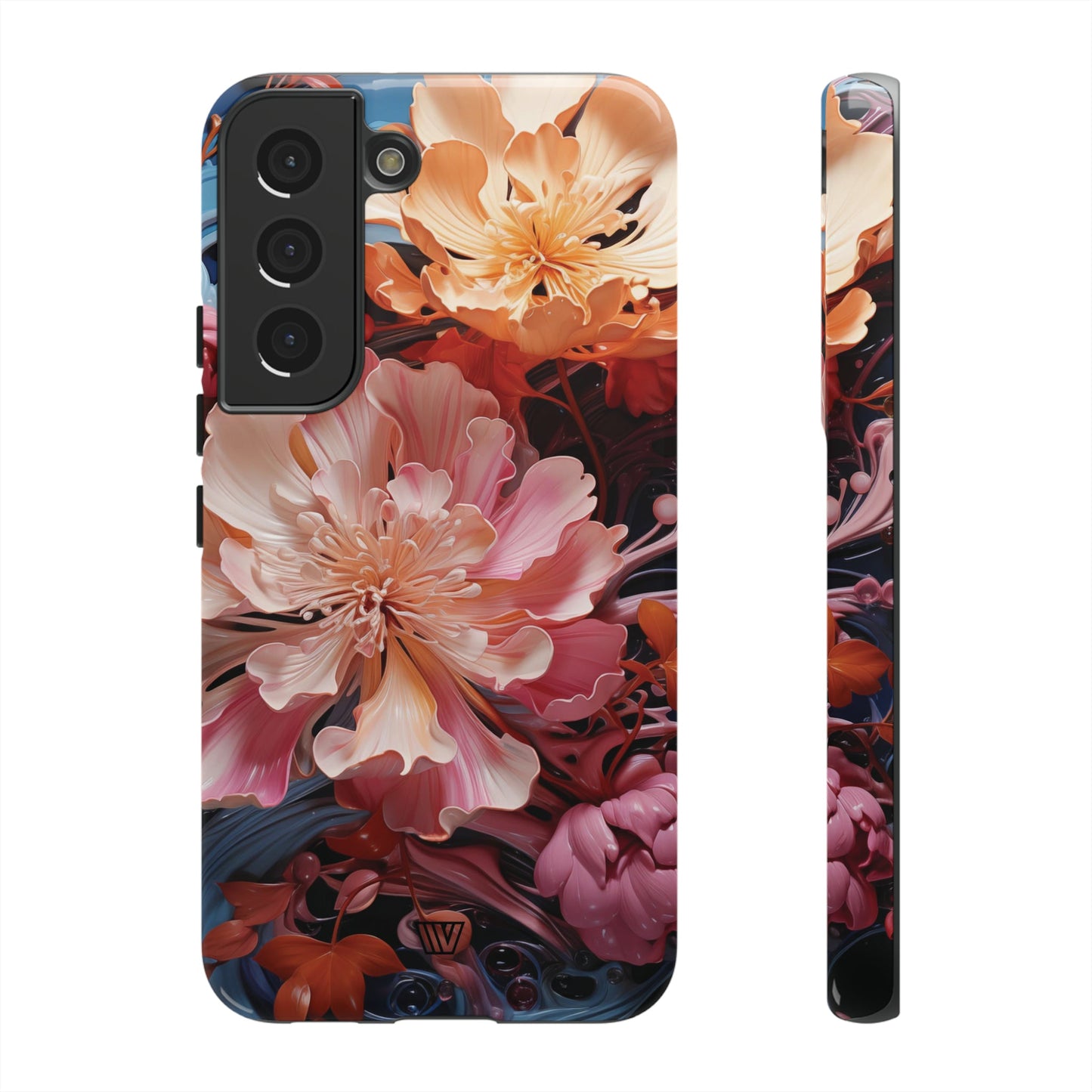 PAINT SWIRL FLOWERS | Tough Phone Case