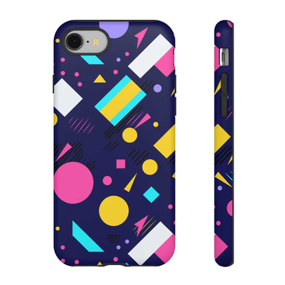 80s / 90s RETRO PATTERN DARK | Tough Phone Case