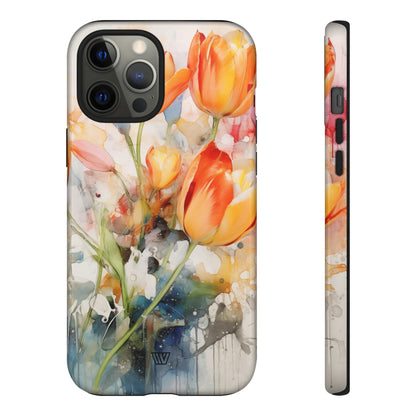 WATERCOLOR TULIPS | Tough Phone Case