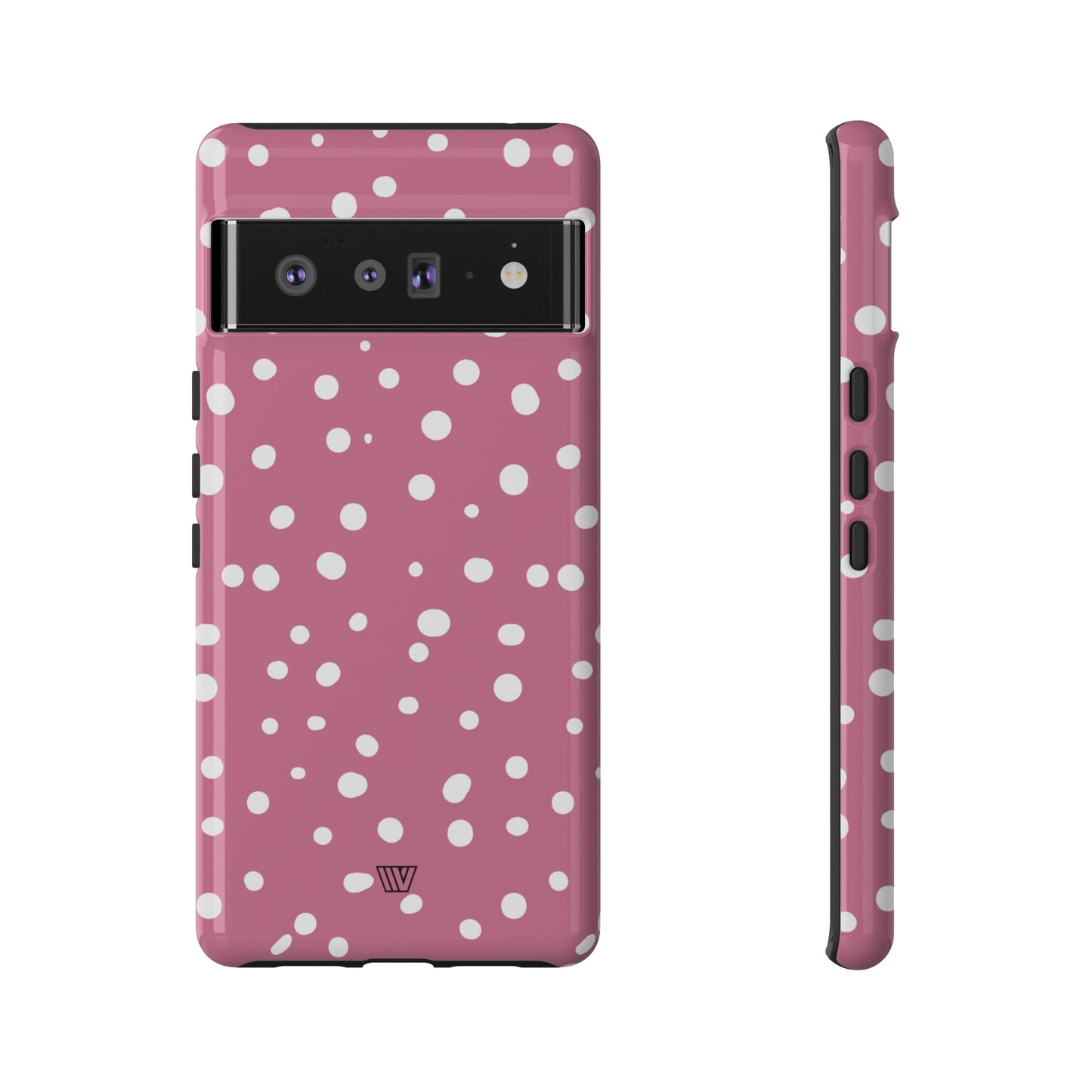 BLUSH RED DOTS | Tough Phone Case