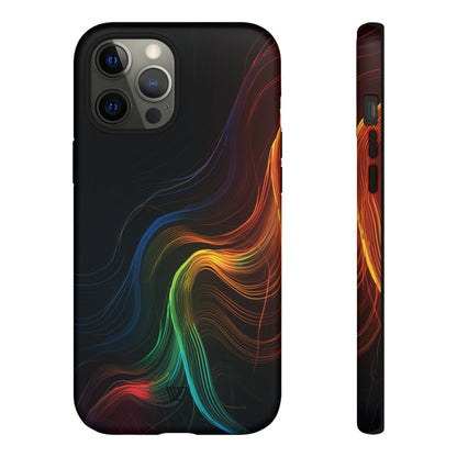 COLORFUL ABSTRACT LINES | Tough Phone Case