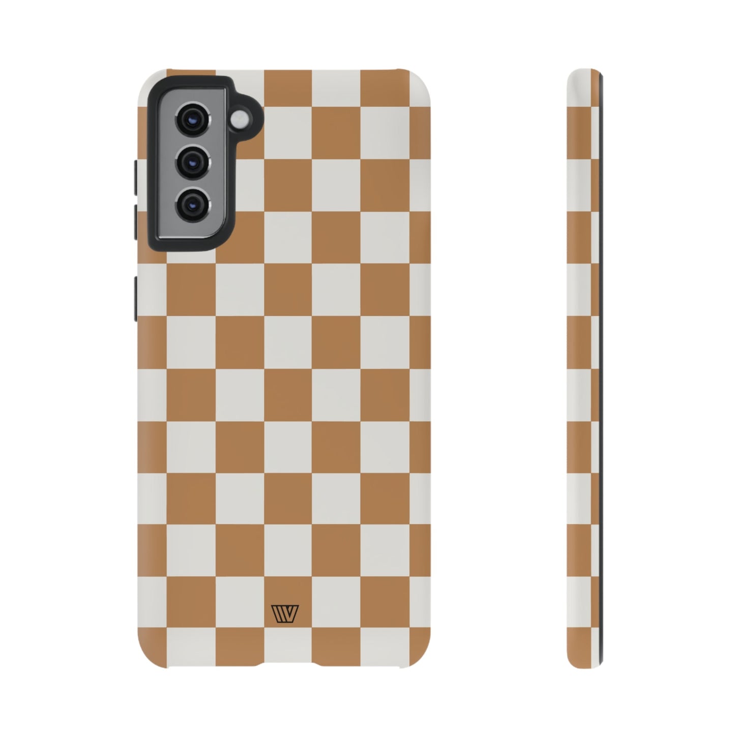 CHESTNUT CHECKERBOARD | Tough Phone Case