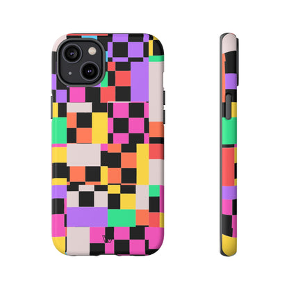 MASHED UP CHECKERBOARD | Tough Phone Case