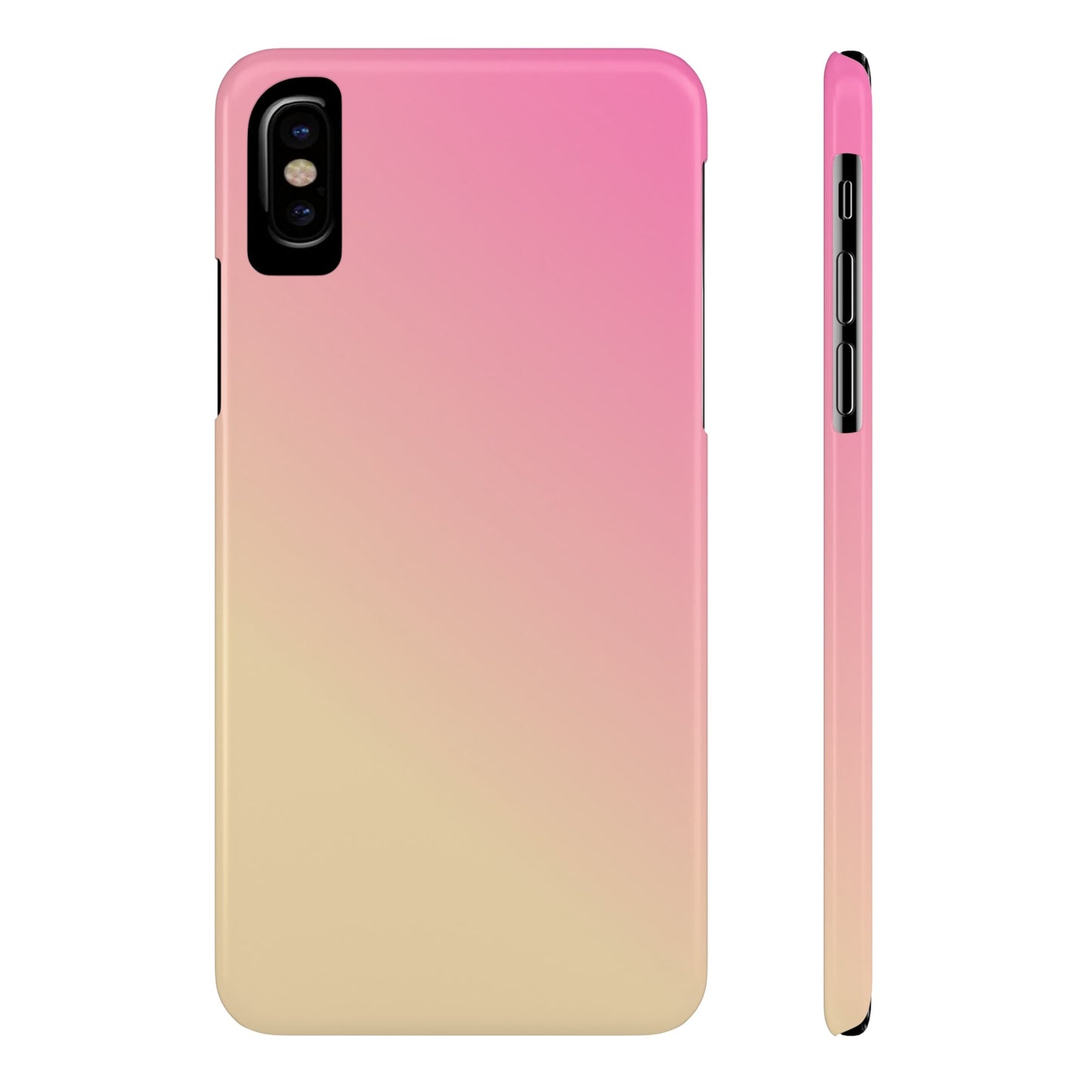 PINK YELLOW GRADIENT | Slim iPhone Case