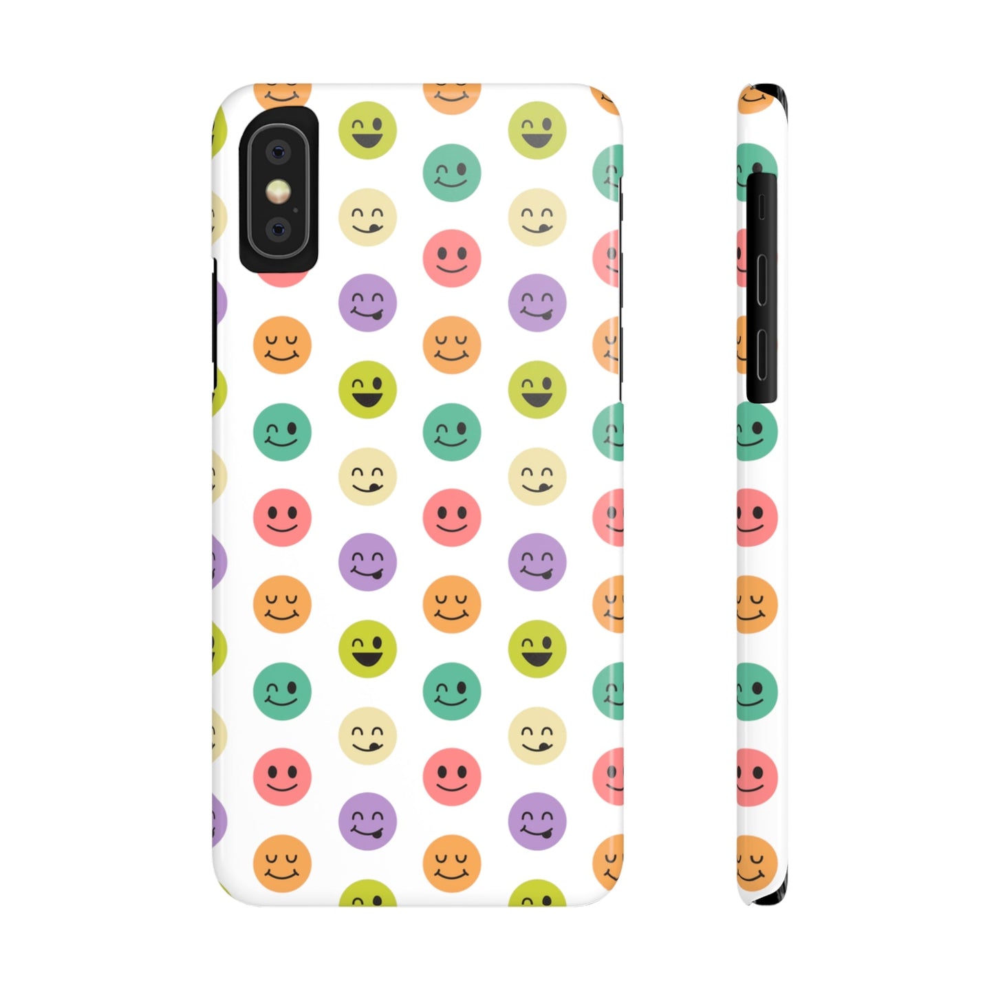 SMILEY FACE PATTERN | Slim iPhone Case