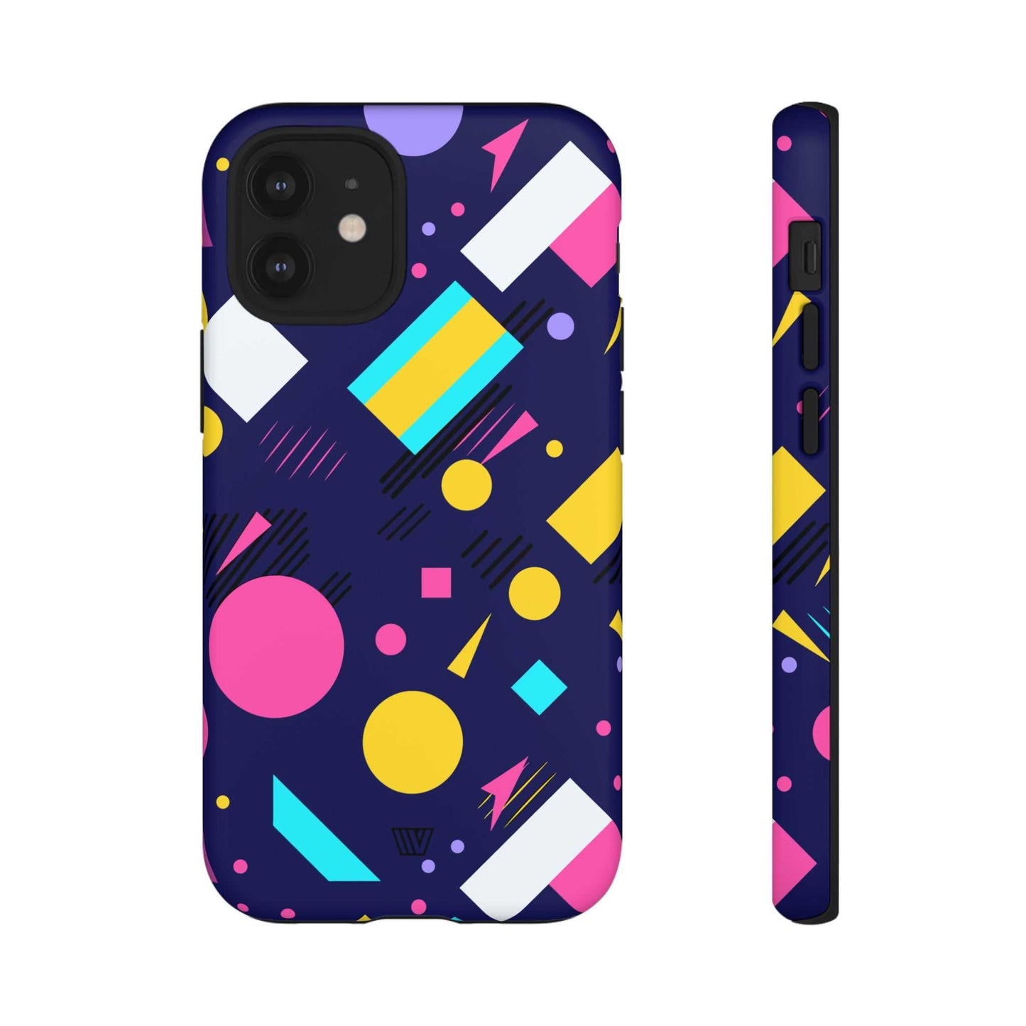 80s / 90s RETRO PATTERN DARK | Tough Phone Case