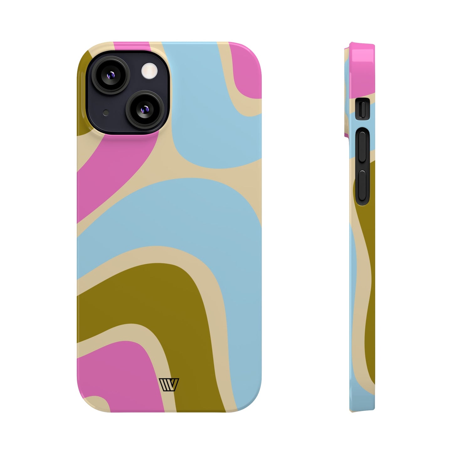 LARGE GROOVY WAVES | Slim iPhone Case