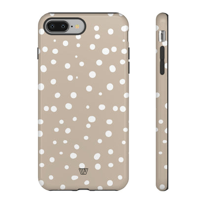 BEIGE DOTS | Tough Phone Case