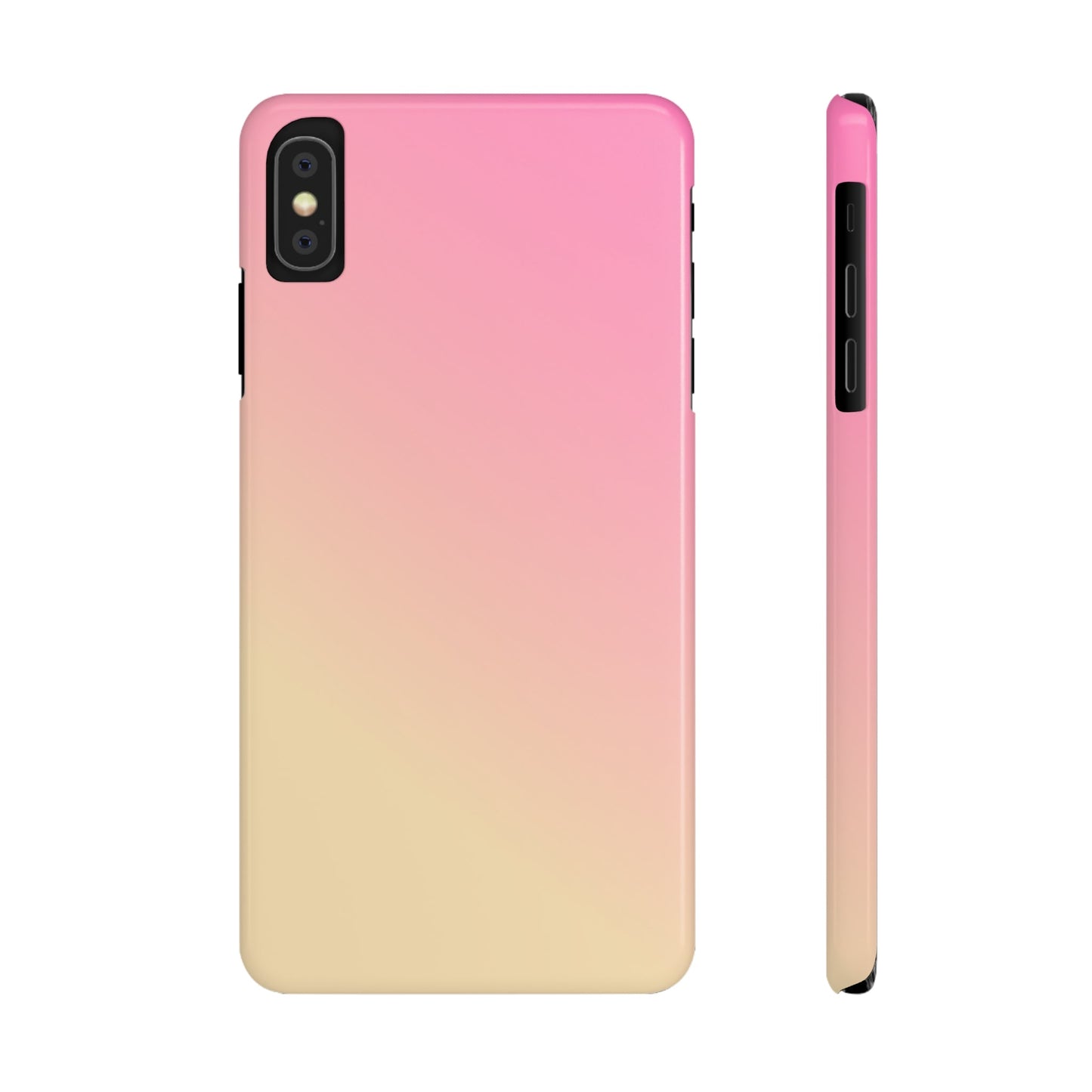 PINK YELLOW GRADIENT | Slim iPhone Case