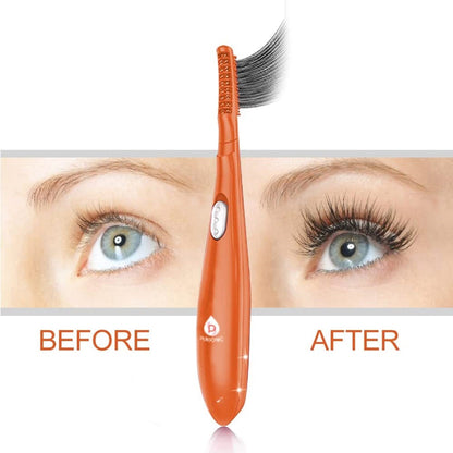 Heated Eyelash Curler With Comb, Provides Long Lasting Curl In Seconds