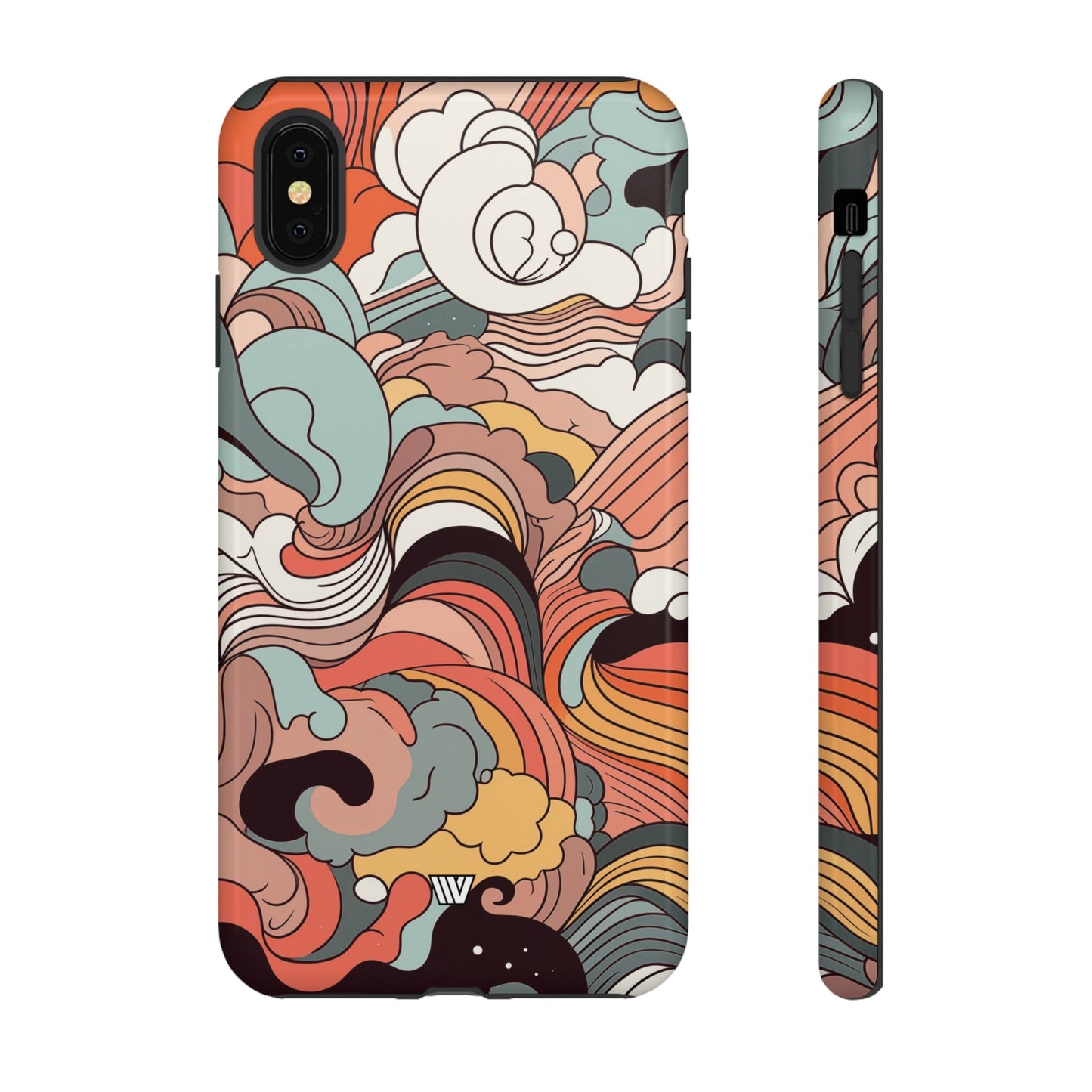 ABSTRACT DOODLE CLOUDS | Tough Phone Case