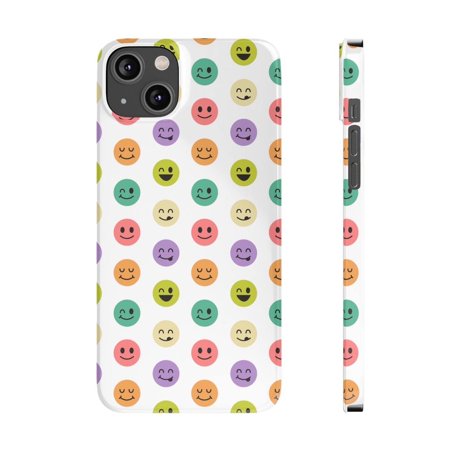 SMILEY FACE PATTERN | Slim iPhone Case