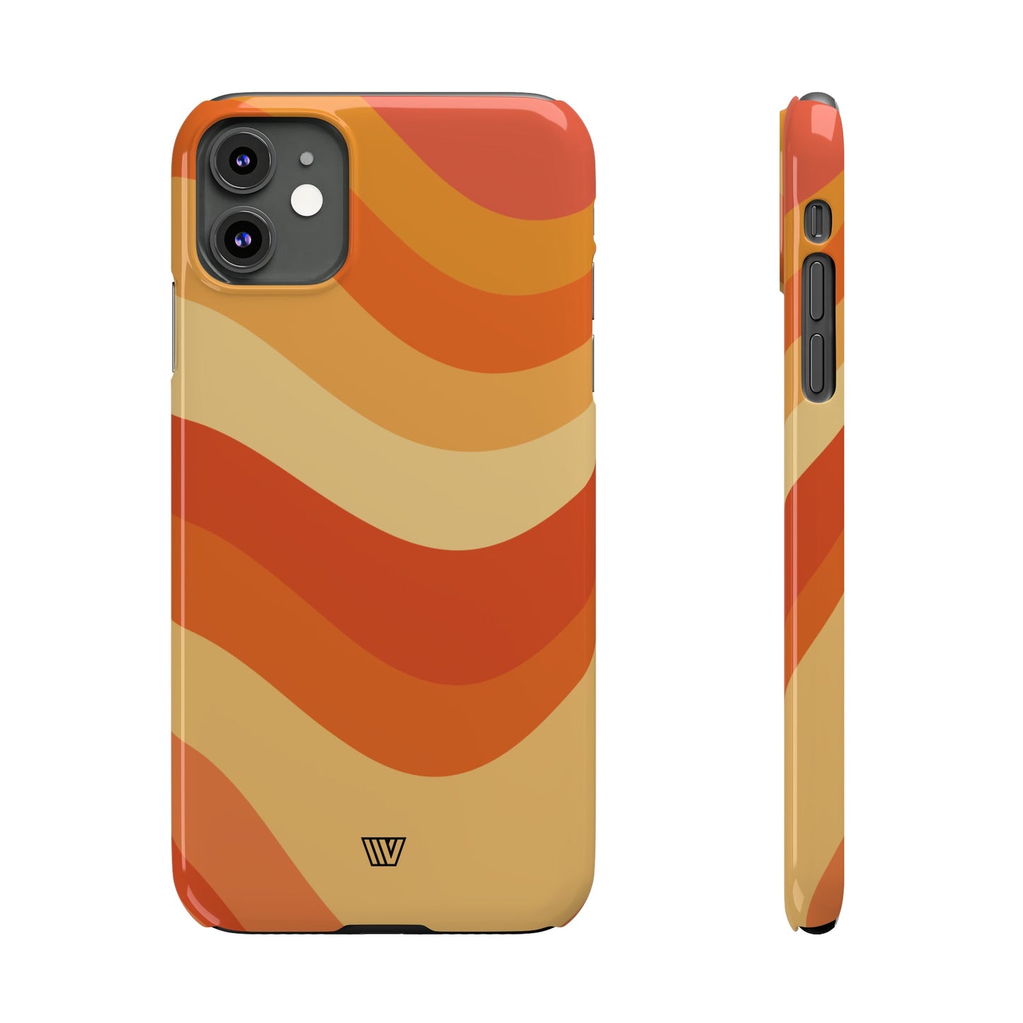 RETRO GROOVY WAVES | Slim iPhone Case