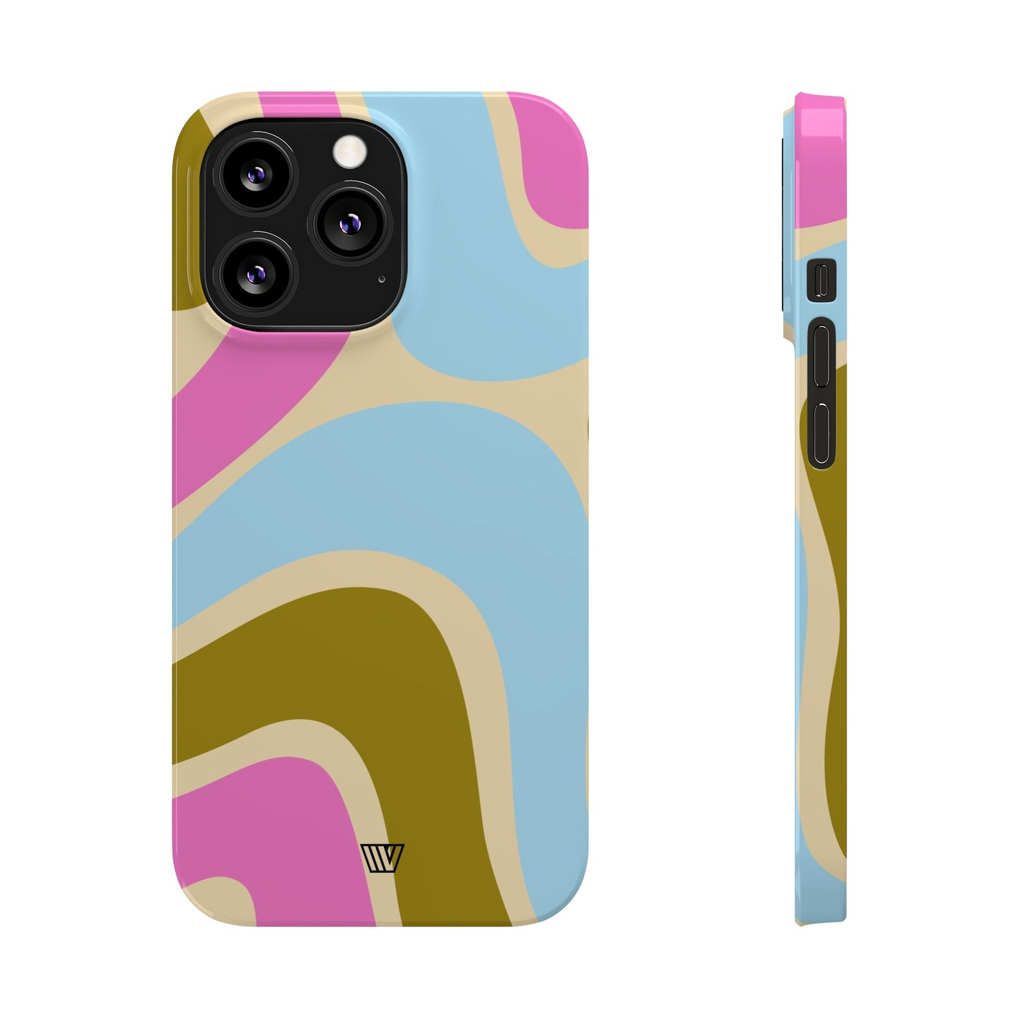 LARGE GROOVY WAVES | Slim iPhone Case