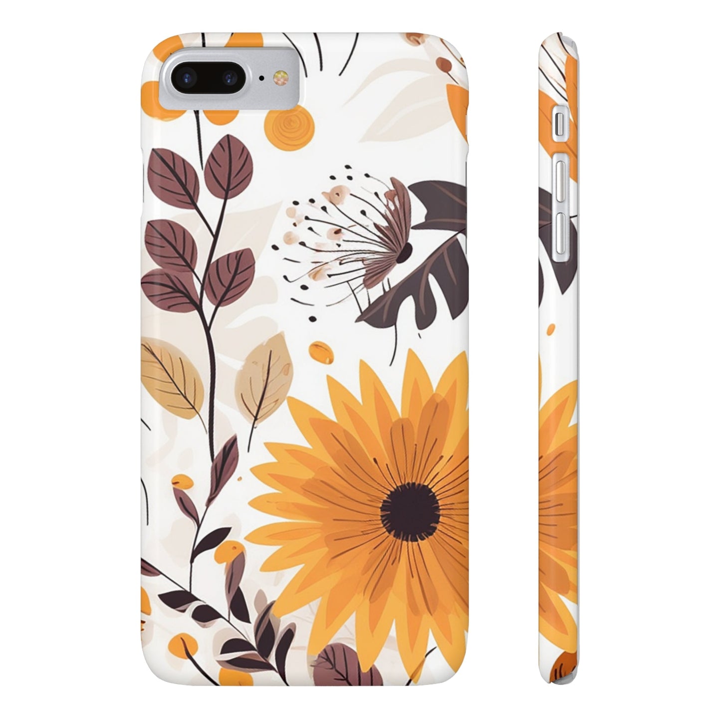 FALL FLOWERS | Slim iPhone Case