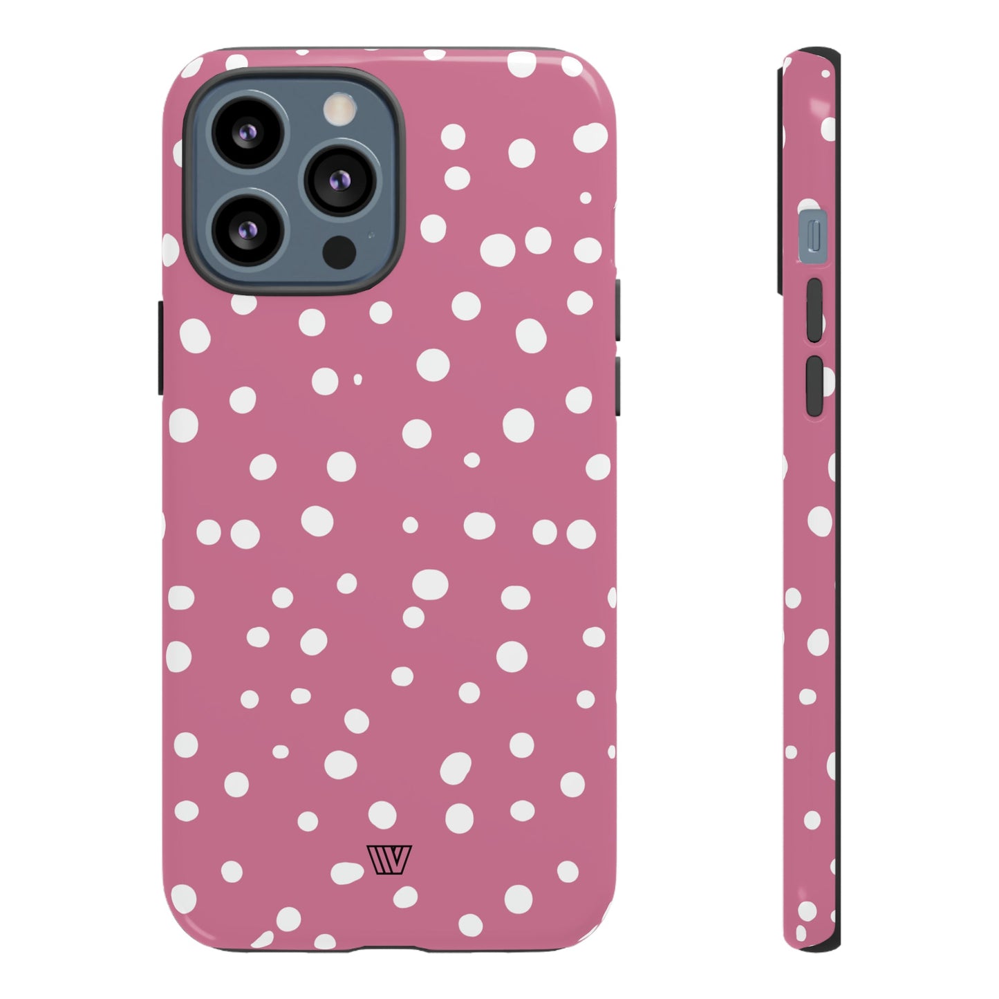 BLUSH RED DOTS | Tough Phone Case