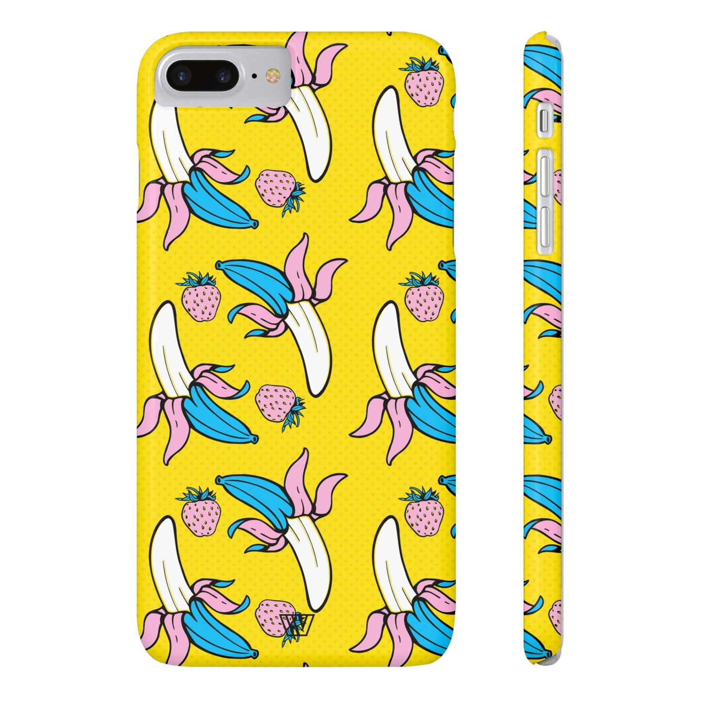 STRAWBERRY BANANA POP ART | Slim iPhone Case