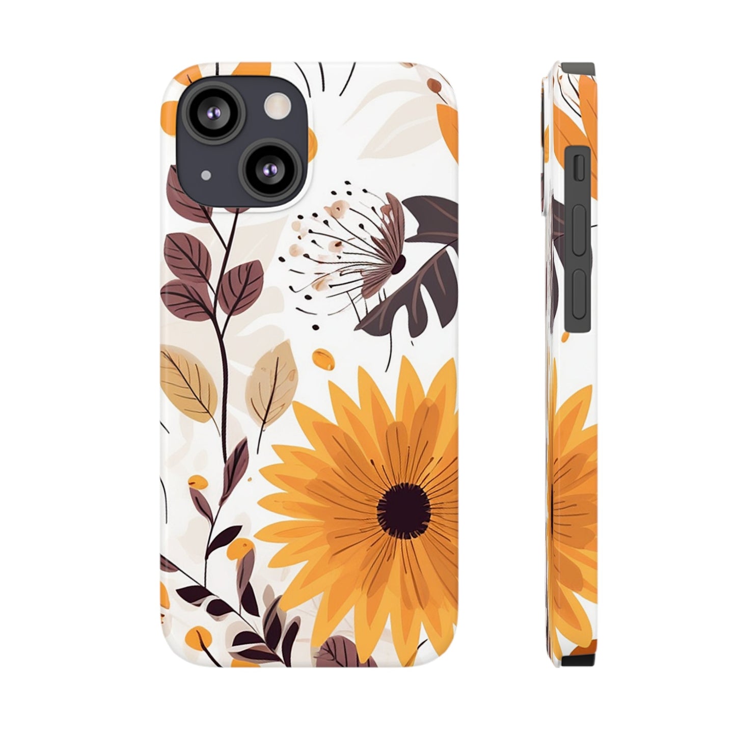 FALL FLOWERS | Slim iPhone Case