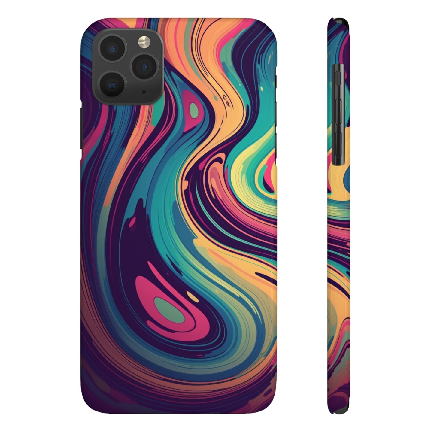 COSMIC LIQUID SWIRL |  Slim iPhone Case