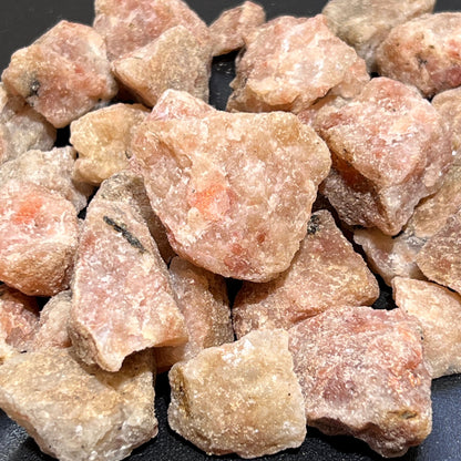 Sunstone Heliolite Rough Crystal (1 LB) One Pound Bulk Wholesale Lot Raw Gemstones