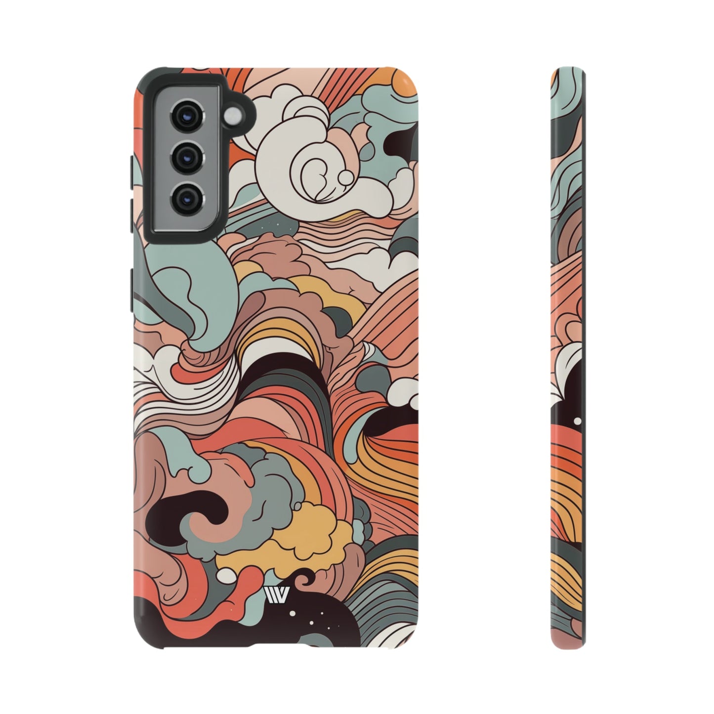 ABSTRACT DOODLE CLOUDS | Tough Phone Case