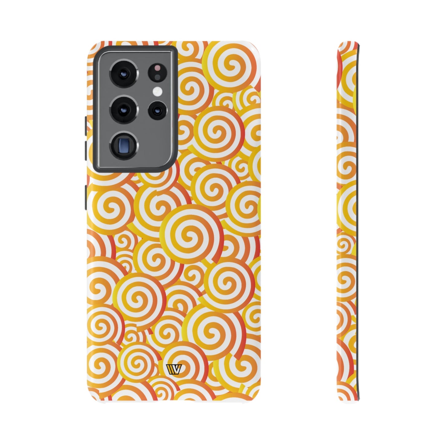 ABSTRACT SPIRAL ORANGE | Tough Phone Case