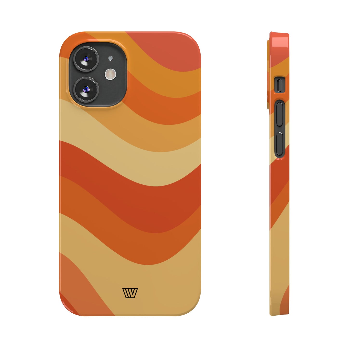 RETRO GROOVY WAVES | Slim iPhone Case