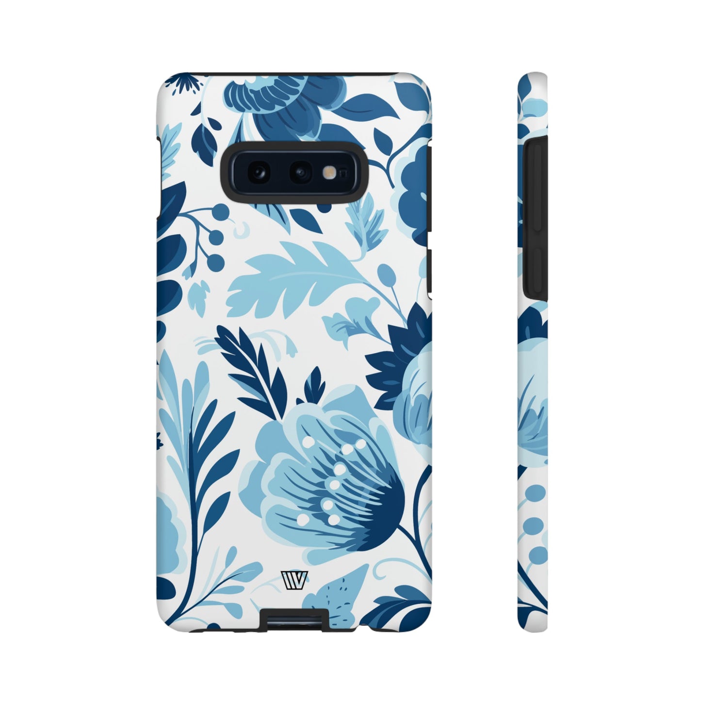 BLUE WHITE FLOWERS | Tough Phone Case