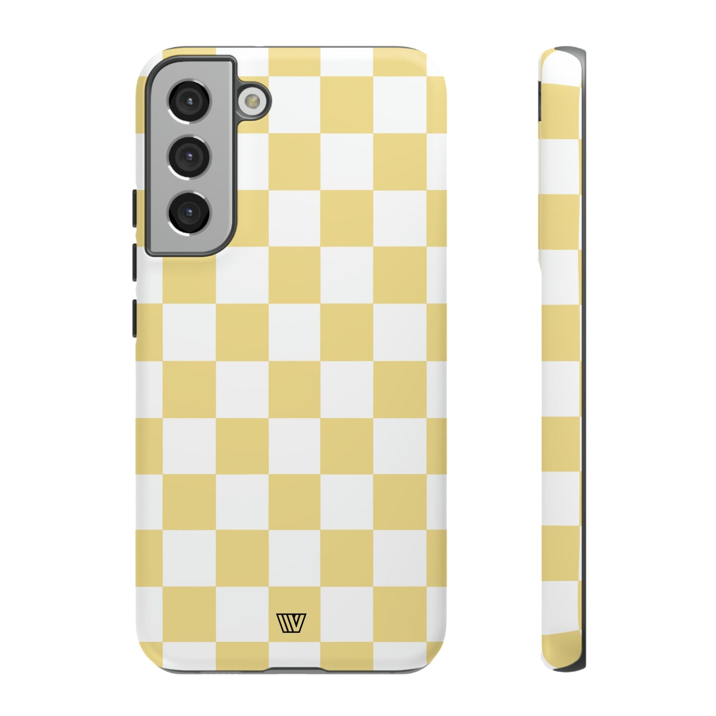 BANANA YELLOW CHECKERBOARD | Tough Phone Case