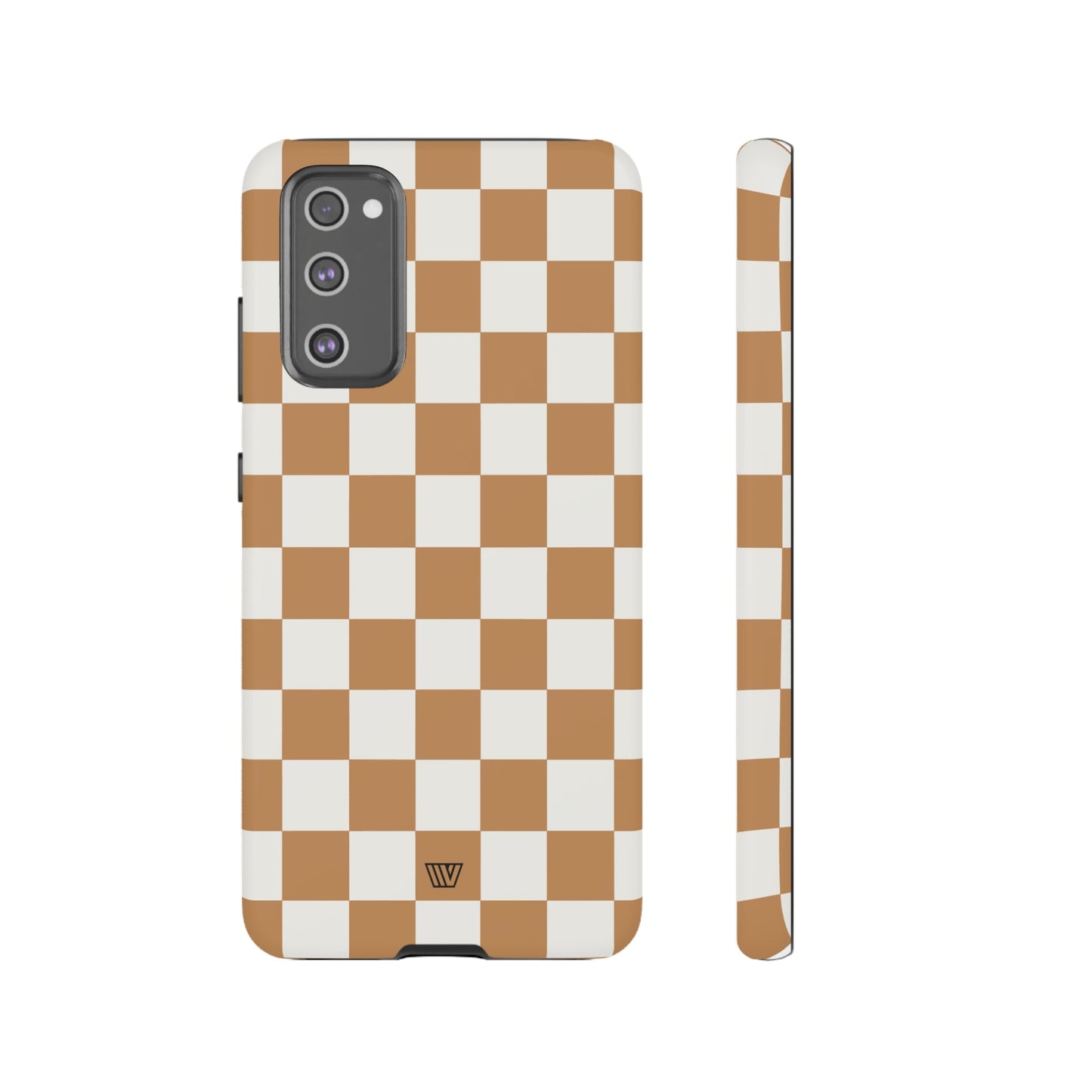 CHESTNUT CHECKERBOARD | Tough Phone Case