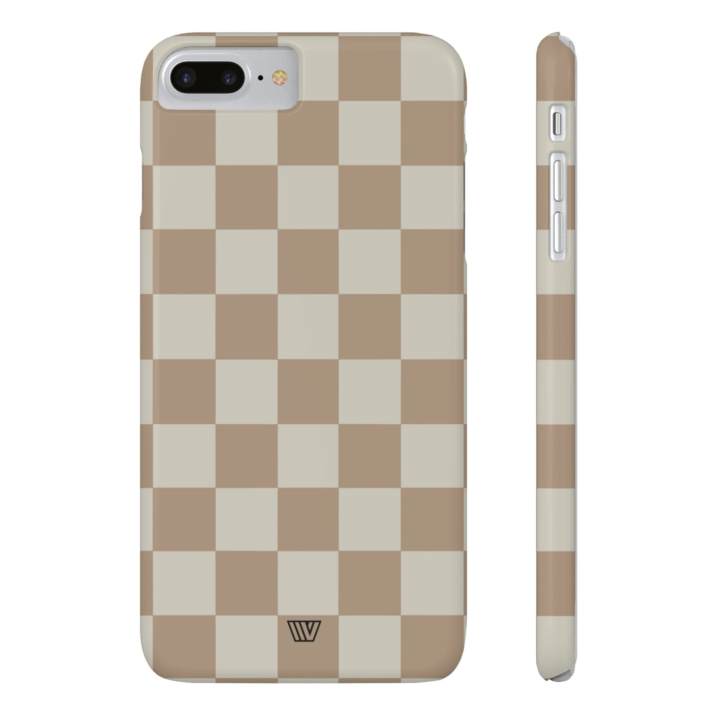 NEUTRAL CHECKERBOARD | Slim iPhone Case