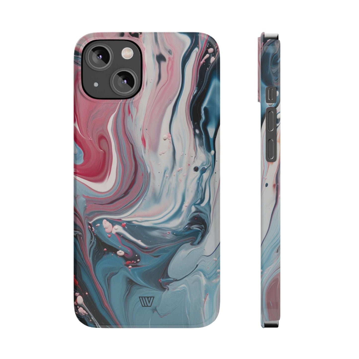 BLUE PASTEL SWIRL | Slim iPhone Case