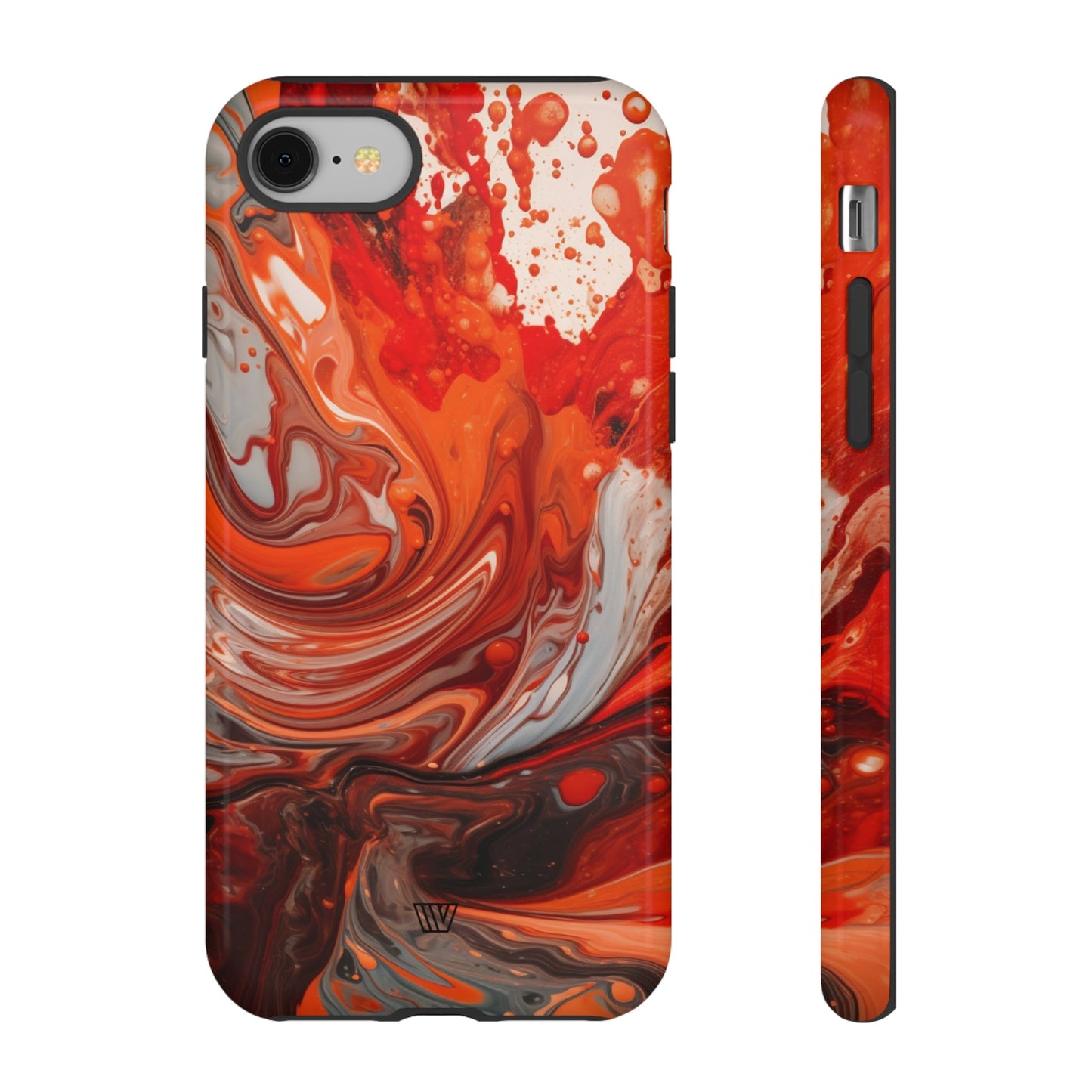 WHITE FIRE PAINT SWIRL | Tough Phone Case