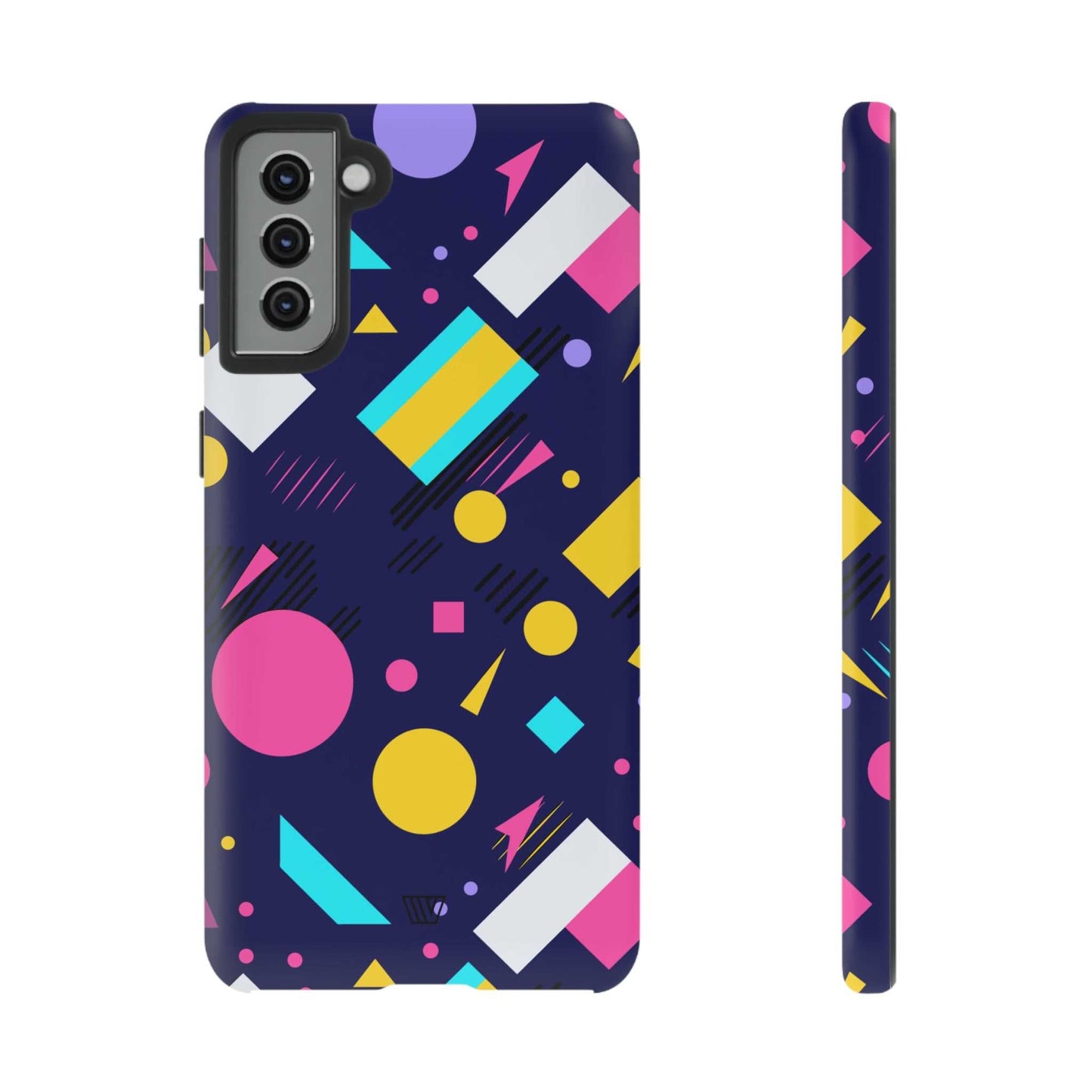 80s / 90s RETRO PATTERN DARK | Tough Phone Case