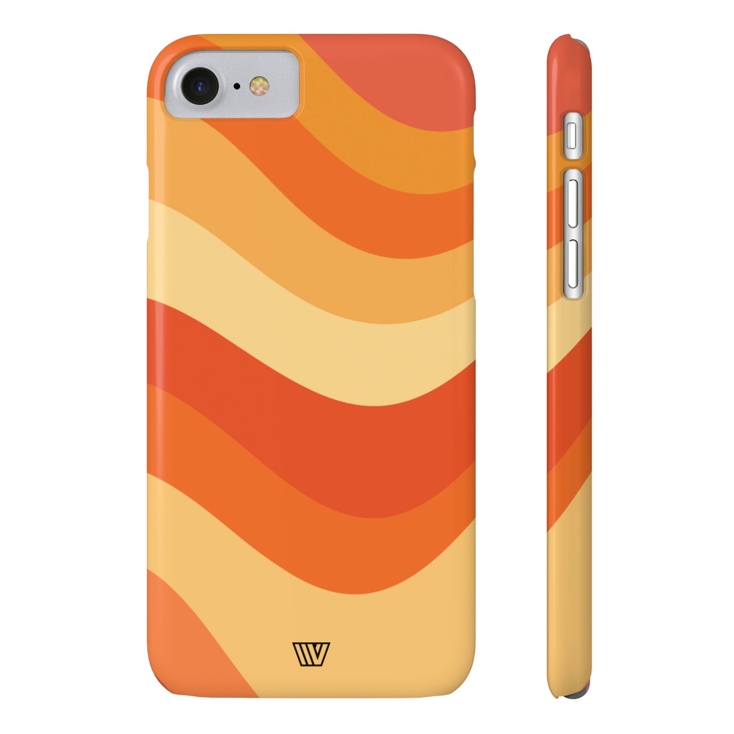 RETRO GROOVY WAVES | Slim iPhone Case