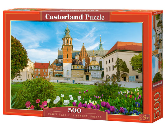 500 Piece Jigsaw Puzzle, Wawel Castle in Krakow, UNESCO World Heritage Site, Poland, Adult Puzzle, Castorland B-53599