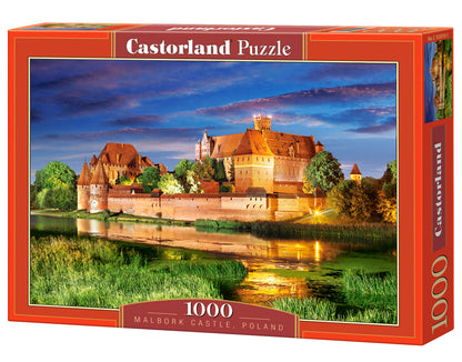 1000 Piece Jigsaw Puzzle, Malbork Castle, Poland, Monastic knighthood' Castle, Adult Puzzle, Castorland C-103010-2