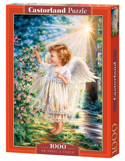 1000 Piece Jigsaw Puzzle, An Angel's Touch, Sweet Cherub, Dona Gelsinger, Adult Puzzle, Castorland C-103867-2