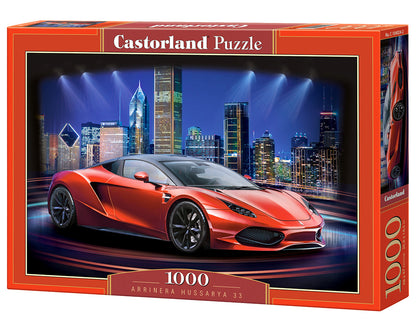 1000 Piece Jigsaw Puzzle, Arrinera Hussarya 33, Sport car, Mobility, Fast car, Adult Puzzle, Castorland C-104024-2