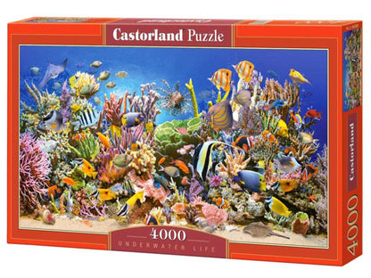 4000 Piece Jigsaw Puzzle, Underwater life, Sealife, Ocean, Adult Puzzles, Castorland C-400089-2