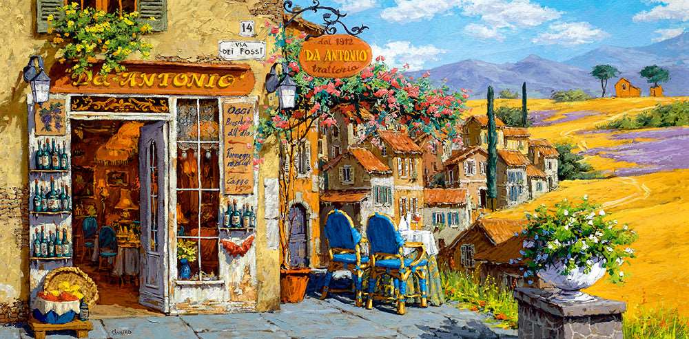 4000 Piece Jigsaw Puzzle, Colors of Tuscany, Landscape, Italy, Adult Puzzles, Castorland C-400171-2