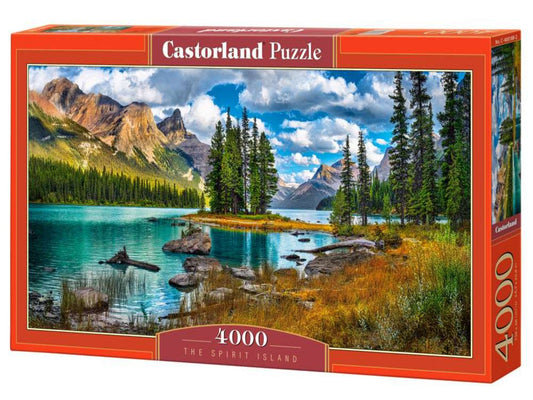 4000 Piece Jigsaw Puzzle, The Spirit Island, Landscape, Icelandic nature, Adult Puzzles, Castorland C-400188-2