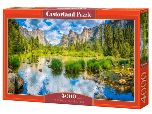 4000 Piece Jigsaw Puzzle, Yosemite Valley, USA, Landscape puzzle, National Park, Adult Puzzle, Castorland C-400362-2