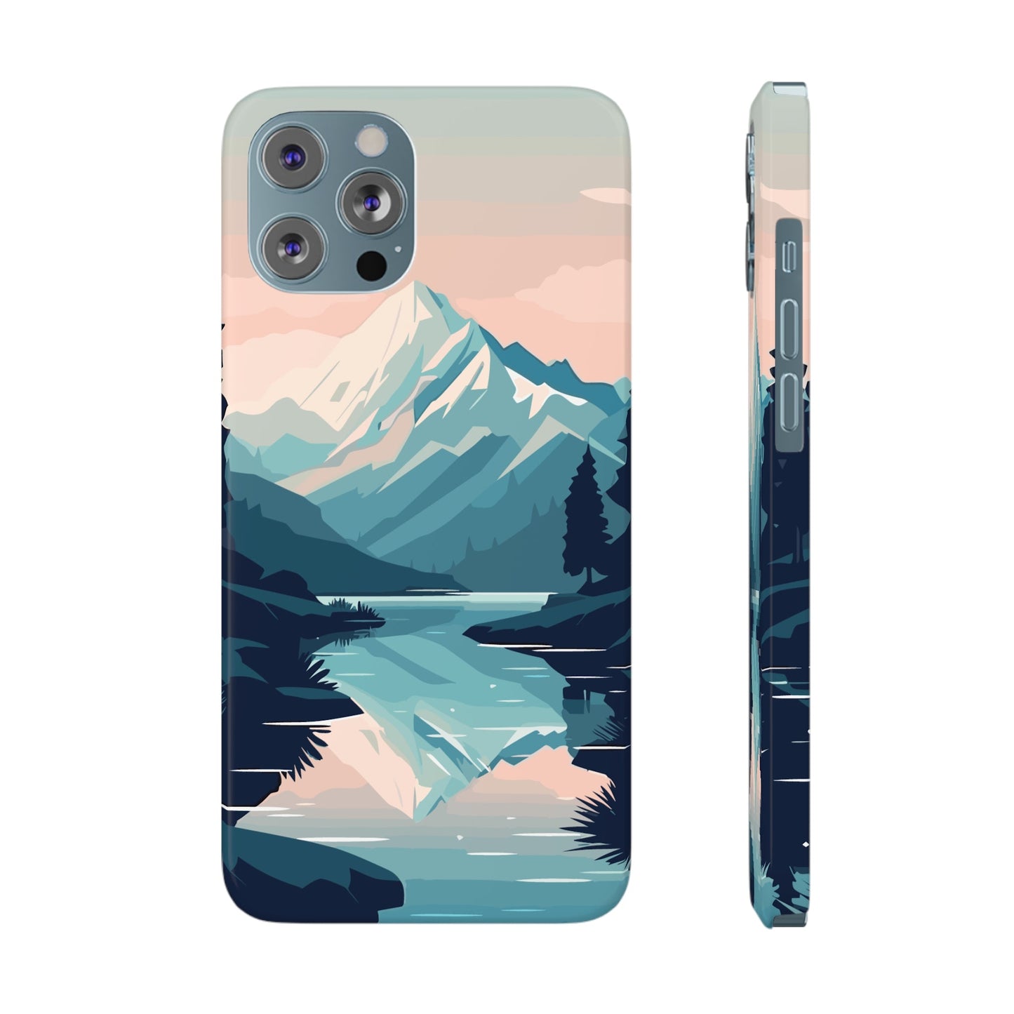 SNOWCAPPED MOUNTAINS | Slim iPhone Case