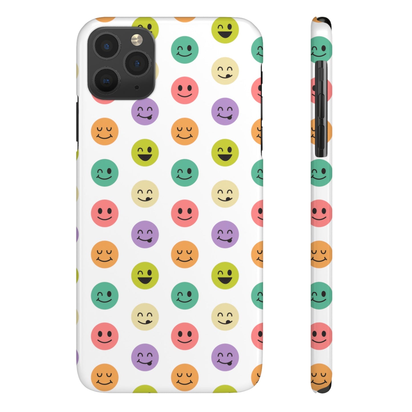 SMILEY FACE PATTERN | Slim iPhone Case