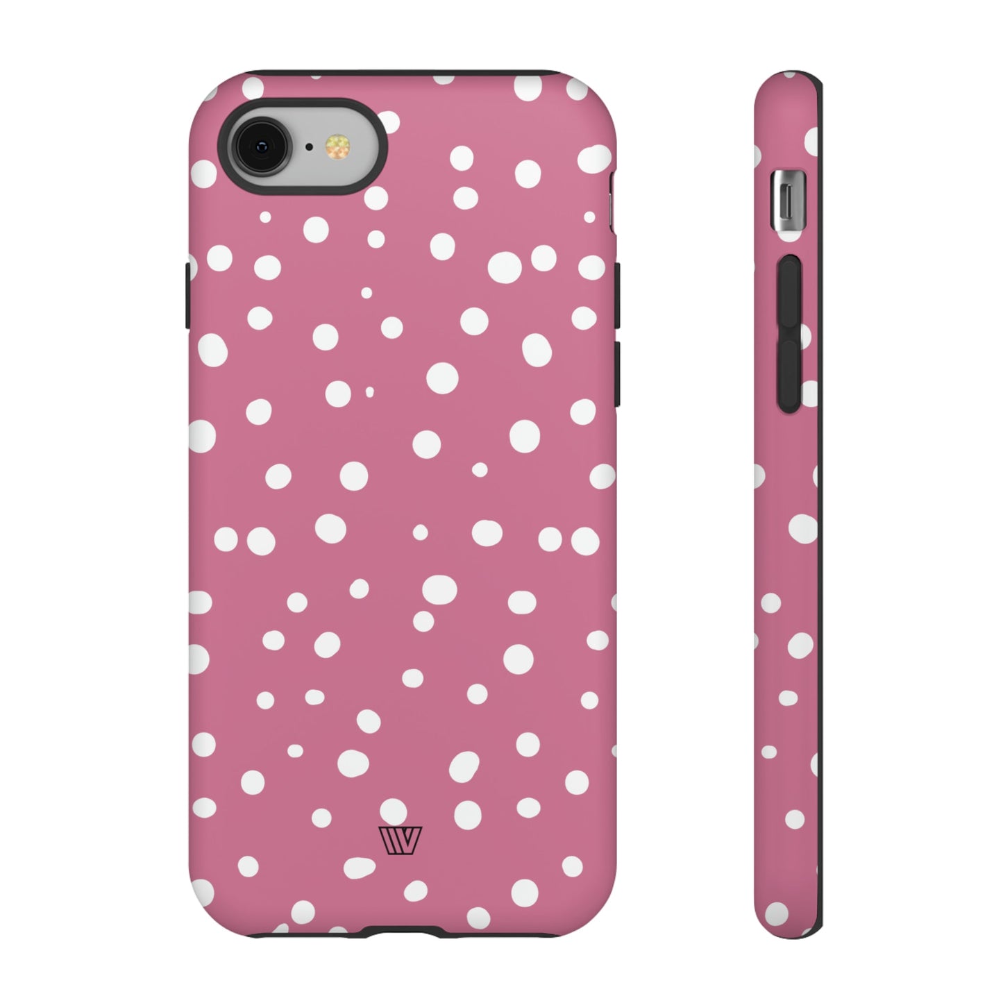 BLUSH RED DOTS | Tough Phone Case