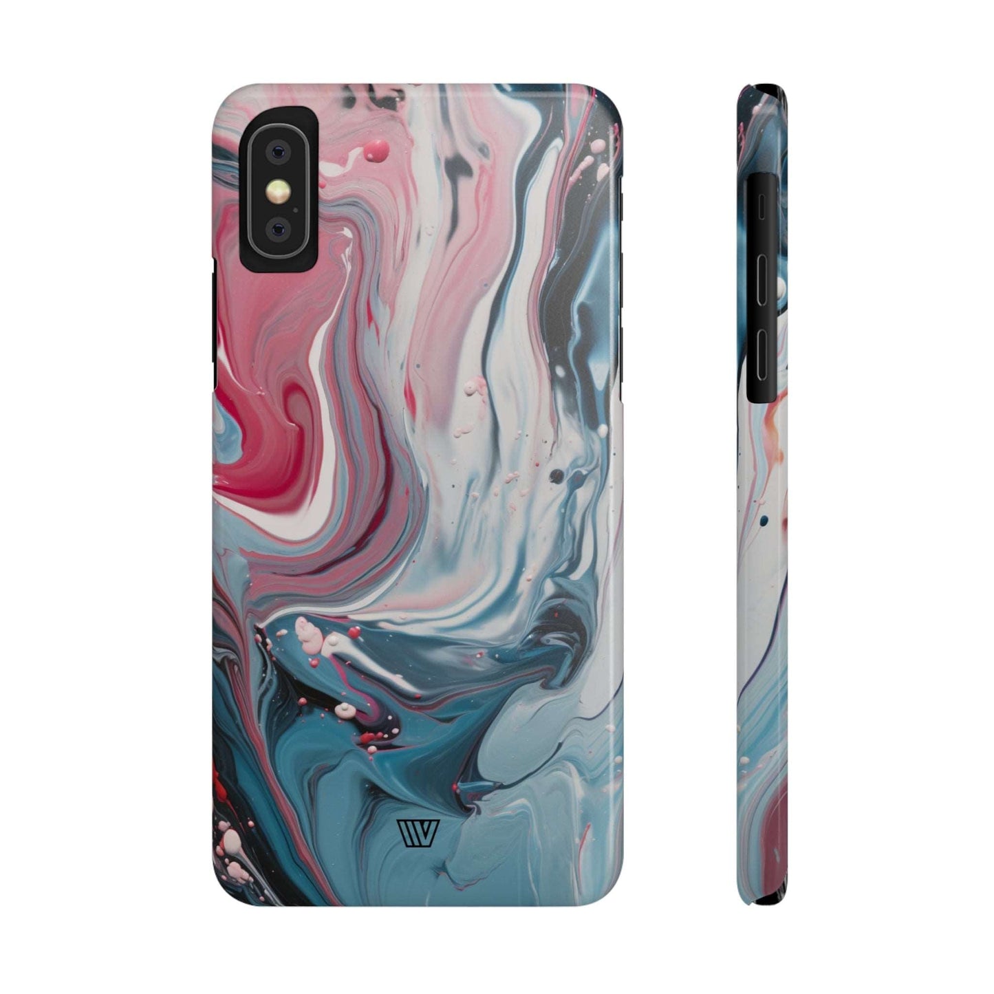 BLUE PASTEL SWIRL | Slim iPhone Case